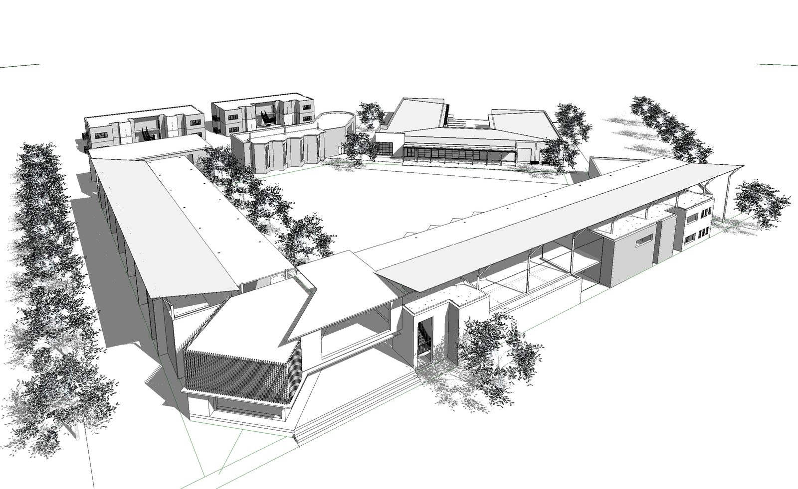 Lesotho Institute civic and learning facility by PICHA Architects